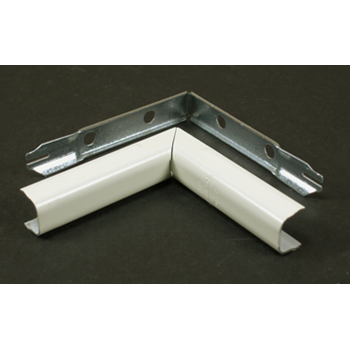 Wiremold V517 2-3/4" Ivory Steel 1-Channel Raceway Internal Elbow Wiremold V517 2-3/4" Ivory Steel 1-Channel Raceway Internal Elbow
