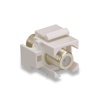 Product image for GREY F3481-WH TAP F81 SNAP KEYSTONE WHITE (M10)