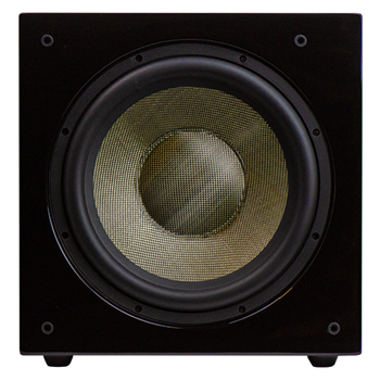 Product image for P&S NVSUB12GBNA NUVO 12" SUBWOOFER - GLOSS BLACK