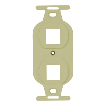 OnQ WP1062IV 106 RECEPTACLE STRAP 2 Product image for OnQ WP1062IV 106 RECEPTACLE STRAP 2