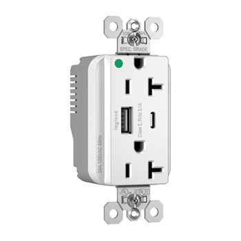 Product image for P&S PTTR20HACUSBW PLUGTAIL 20A HG H