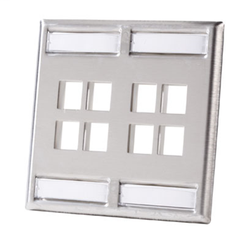 Product image for ORT OR-KSSS8 FP,KEYSTONE,8HOLE,DG,SS