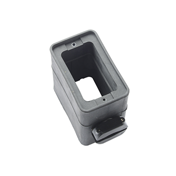 1-Clamp, Deep Depth Rubber Portable Outlet Box, Black 3090BK