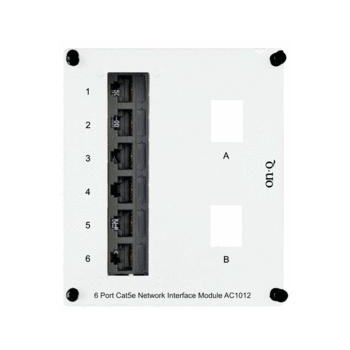 6-Port Cat 5e Network Interface Module AC1012