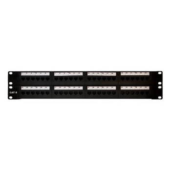 Cat 6 48-Port Rack Mount Patch Panel 48845CC6