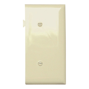 Product image for Pass & Seymour PJSE14-I Sectional Wall Plate, Blank, End Section, Nylon - Ivory