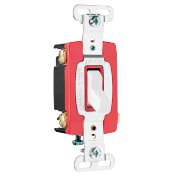 Pass & Seymour PS20AC4-W 20 Amp 120/277 VAC 4-Way White Glass Reinforced Nylon Screw Mounting Toggle Switch Pass & Seymour PS20AC4-W 20 Amp 120/277 VAC 4-Way White Glass Reinforced Nylon Screw Mounting Toggle Switch