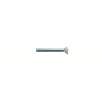 Product image for Pass & Seymour 512-W Oval Head Plate Screw, 1" x 6x32 - White