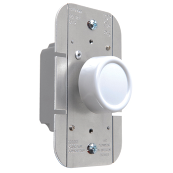 Product image for Pass & Seymour R1000-WV RFI Rotary Dimmer, 1000W - White