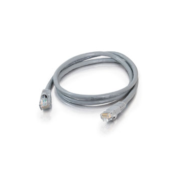 Mayer-DDS-1ft Value Series Cat5E Booted Patch Cord - Gray 570-100-001-1