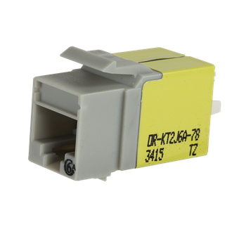 Product image for ORT OR-KT2J6A-78 KEYSTONE CAT6A JACK GRAY