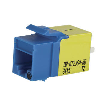 Product image for ORT OR-KT2J6A-36 KEYSTONE CAT6A JACK BLUE