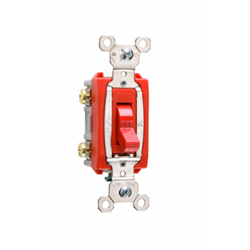 Pass & Seymour PS20AC2-RED 20 Amp 120/277 VAC 2-Pole Red Glass Reinforced Nylon Screw Mounting Toggle Switch Pass & Seymour PS20AC2-RED 20 Amp 120/277 VAC 2-Pole Red Glass Reinforced Nylon Screw Mounting Toggle Switch