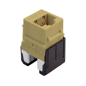 Product image for OnQ WP346AIV CAT6A QC RJ45 KYSTNE C