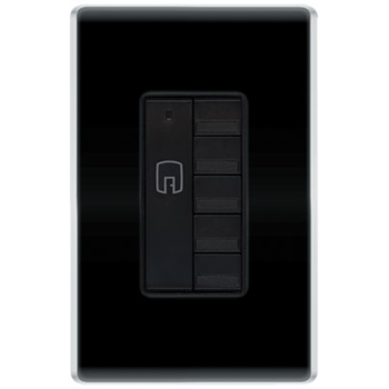 Product image for WATT DRD6-B-V2 MIRO DECO WIRELESS ROOM SCENECONTROLLER,120/277V, BLACK