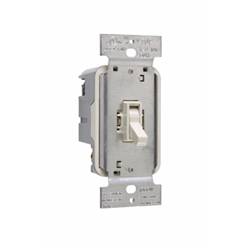 Pass & Seymour T603-I 600 W 120 Volt Ivory Thermoplastic Incandescent Toggle with Non-Preset Dimmer Product image for Pass & Seymour T603-I 600 W 120 Volt Ivory Thermoplastic Incandescent Toggle with Non-Preset Dimmer