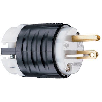 20A, 125V Extra-Hard Use Spec-Grade Plug, Black & White PS5366X