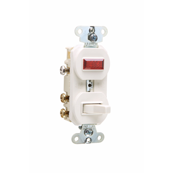 P&S 695LA COMBO SW 3W 15A120V PILOT Product image for P&S 695LA COMBO SW 3W 15A120V PILOT