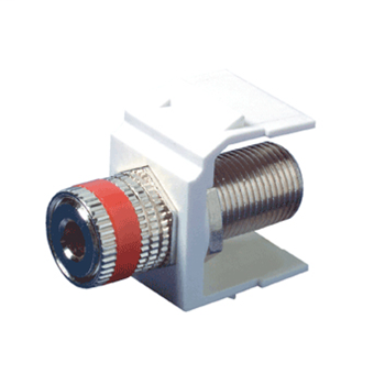 Product image for ON-Q 364295-03 ANYPORT RED AUD BINDPOST IVY (M25)