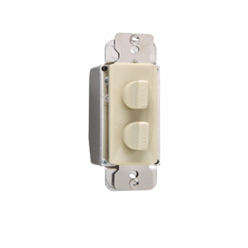 Rotary Dual Fan Speed/Dimmer Control, Ivory 94315I