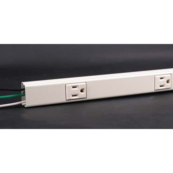 Wiremold V20GB306 36" 6" Center Distance Ivory Steel Single Raceway Multi-Outlet Strip Wiremold V20GB306 36" 6" Center Distance Ivory Steel Single Raceway Multi-Outlet Strip