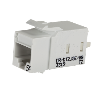 Product image for ORT OR-KT2J5E-88 KEYSTONE CAT5E JACK WHITE