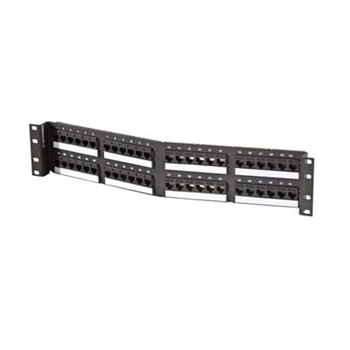 Product image for ORTR OR-SPA6U48 48PORT,ANGLED,CAT6,