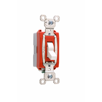 Industrial Extra Heavy-Duty Specification Grade Switch, White PS20AC1WSL
