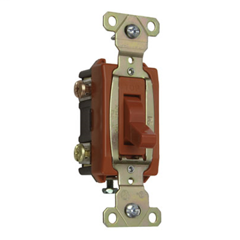 Product image for Pass & Seymour PS372030-RED Canadian 3way Switch, Back & Side Wire, 20A 347V - Red