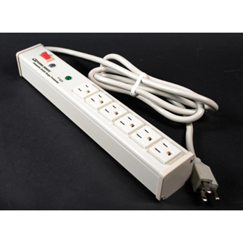 Plug-In Outlet Center Unit / 120V/15A/6 O/L /lighted switch/6' cord/Computer Grade Surge M6BZ