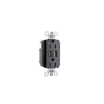 Product image for P&S TR8200HUSBBK DUP REC 15A TR HG