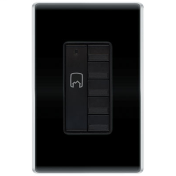 Product image for WATT DRD5-B-V2 MIRO DECO WIRELESS HOUSE SCENECONTROLLER, 120/277V, BLACK