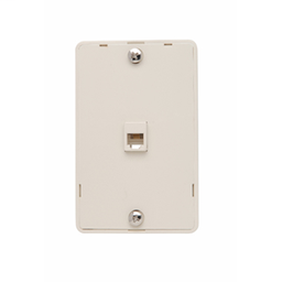 On-Q WMTE14-LA Light Almond Thermoplastic Telephone Wall Jack