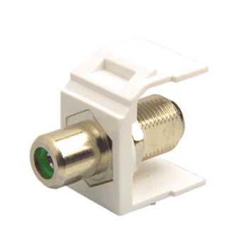 Product image for ON-Q 36429614 ANYPORT GREEN RCA TO F-INSERT