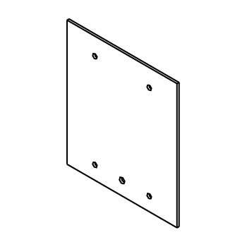 WLK DGT-B TOP PLATE BLANK WLK DGT-B TOP PLATE BLANK