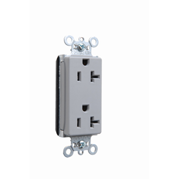 P&S PT26352-GRY PT DUP DECO 20A/125 P&S PT26352-GRY PT DUP DECO 20A/125