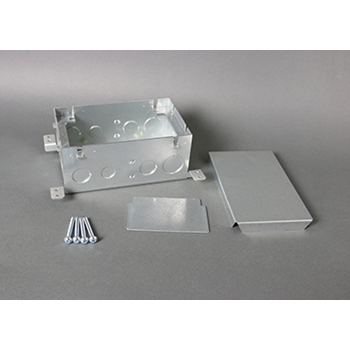 Wiremold 880S2 1/2 x 3/4 x 1" 117" 2-Gang Stamped Steel Floor Box Wiremold 880S2 1/2 x 3/4 x 1" 117" 2-Gang Stamped Steel Floor Box