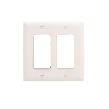 Product image for P&S F1206-WH WALLPLATE WP1-2G WHITE LG (M10)