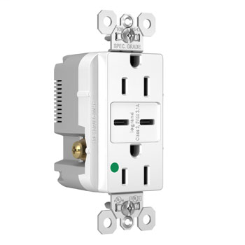 Product image for P&S TR15HUSBCCW 15A 125V DUP HG TR