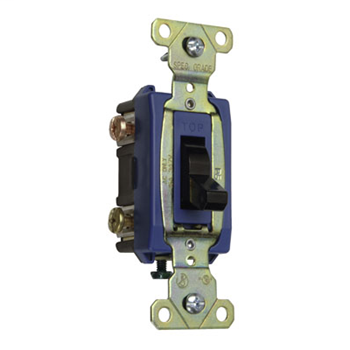 Product image for Pass & Seymour PS371530-BK Canadian 3way Switch, Back & Side Wire, 15A 347V - Black