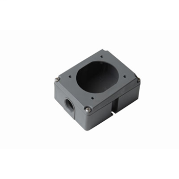 60A Pin & Sleeve Non-Metallic Back Box PSBBN601W