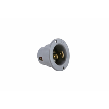 Product image for Pass & Seymour ML115 Midget Lock Flanged Inlet, 2pole 2wire, 15A 125V