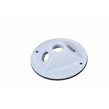 4" Round Outdoor Cluster Cover, Gray WPRB13
