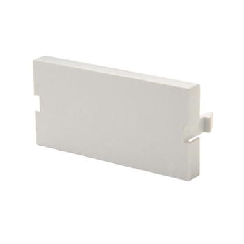 Product image for Ortronics OR-40300164-88 Cloud White Blank Jack Module
