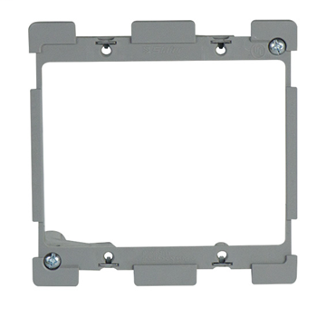 Product image for Pass & Seymour SLV-2W 2Gang, Low-Voltage Bracket for Old Word, w/ Swing Mount and Quick/Click
