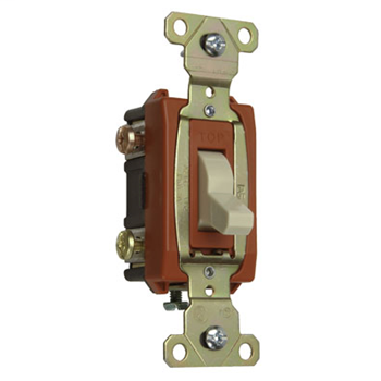 Product image for Pass & Seymour PS372030-I Canadian 3way Switch, Back & Side Wire, 20A 347V - Ivory