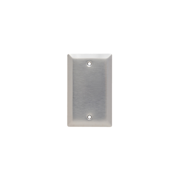 Pass & Seymour SL13 1-Gang Smooth Brushed 430 Stainless Steel Standard Wallplate Pass & Seymour SL13 1-Gang Smooth Brushed 430 Stainless Steel Standard Wallplate