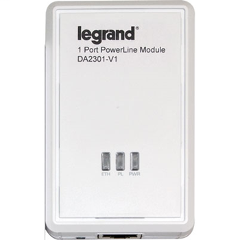 Product image for Pass & Seymour DA2301-V1 1-Port White RJ45 Network Adapter