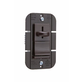 Product image for Pass & Seymour LS1003-PBK Incandescent Slide Dimmer, 1000watt 3way Preset - Black