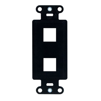 On-Q WP3412-BK 1.65 x 0.28 x 4.19 Inch 2-Port Black Plastic Wall Box Mounting Non-Flexible Outlet Strap On-Q WP3412-BK 1.65 x 0.28 x 4.19 Inch 2-Port Black Plastic Wall Box Mounting Non-Flexible Outlet Strap